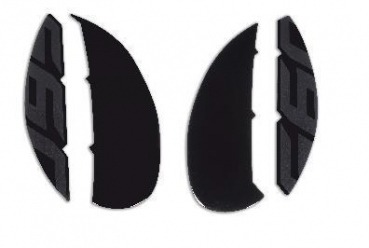 Black side tank pads for Aprilia RS 660 and Tuono 660