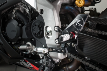 Lightech R version footrest system Aprilia RSV4, Tuono V4, RS660 and Tuono 660