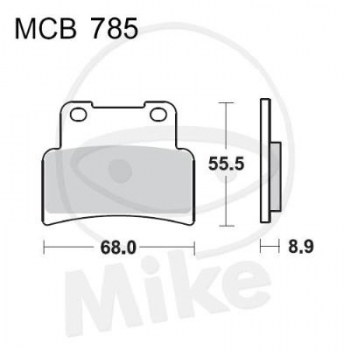 Brake pad set front Aprilia Shiver and Dorsoduro