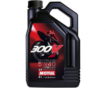 Motul 300V 4 T Factory Line 5W40 Motoröl für hochbelastete 4-T Motoren