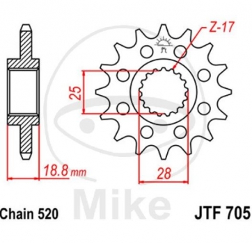 Racing chain kit RK ZXW for Aprilia RSV4 or Tuono V4R also E5 Modells