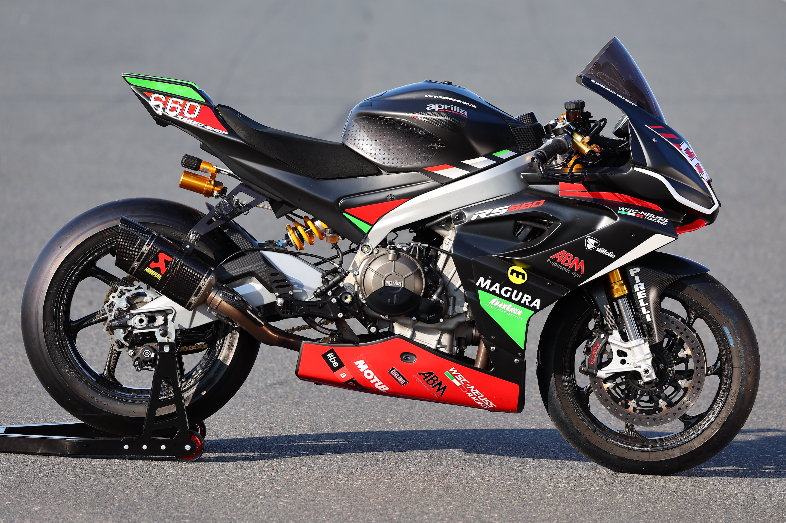 WSC Neuss Onlineshop Akrapovic Racing for Aprilia RS 660 and Tuono 660