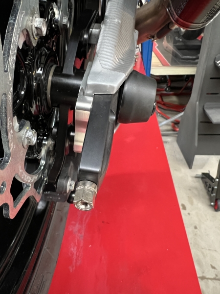 CNC Machined Racing Brake Anchor Rear Aprilia RS660 and Tuono 660