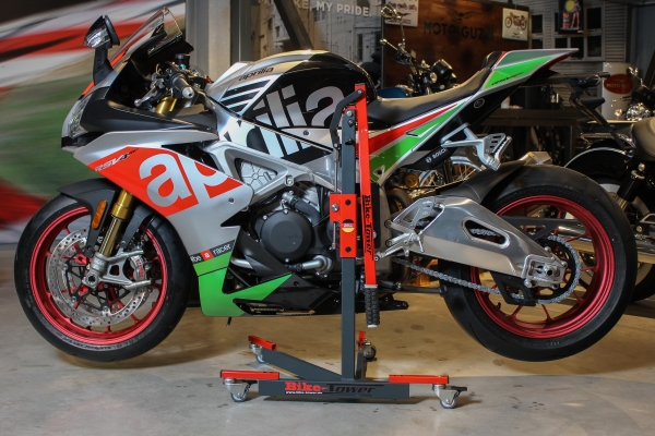 WSC Neuss Onlineshop Zentralstander Bike Tower fur alle Aprilia V4 Modelle