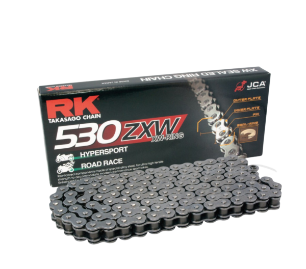 Racing chain kit RK ZXW for Aprilia RSV4 or Tuono V4R also E5 Modells